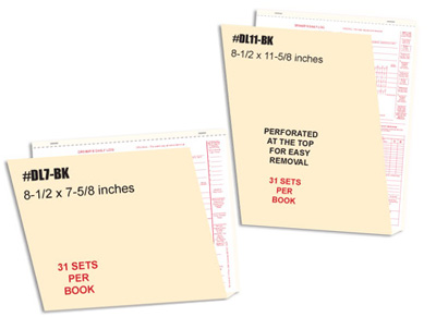 Wrap-Around Cover Driver’s Log Booklets